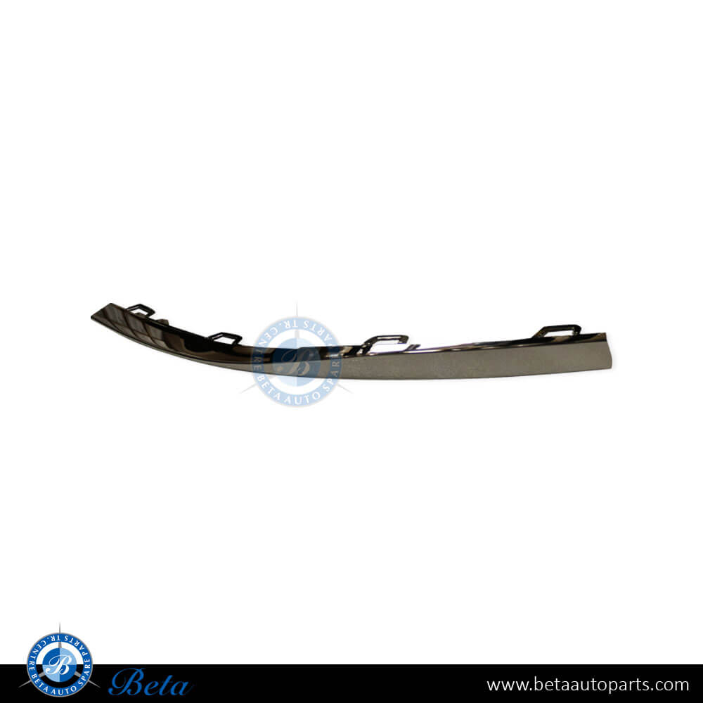 Left Side Front Bumper Lower Chrome Moulding for Volkswagen Golf 8 2020-Up models, Part Number 5H0853711A Left Side Front Bumper Lower Chrome Moulding for Volkswagen Golf 8 2020-Up models, Part Number 5H0853711A
